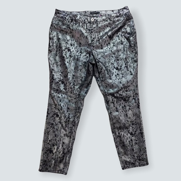 Ashley Stewart Denim - ASHLEY STEWART Snakeskin Pants